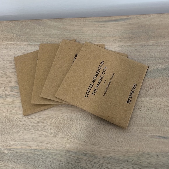 Nespresso Coasters Set of 4 Limited Edition - Picture 4 of 4